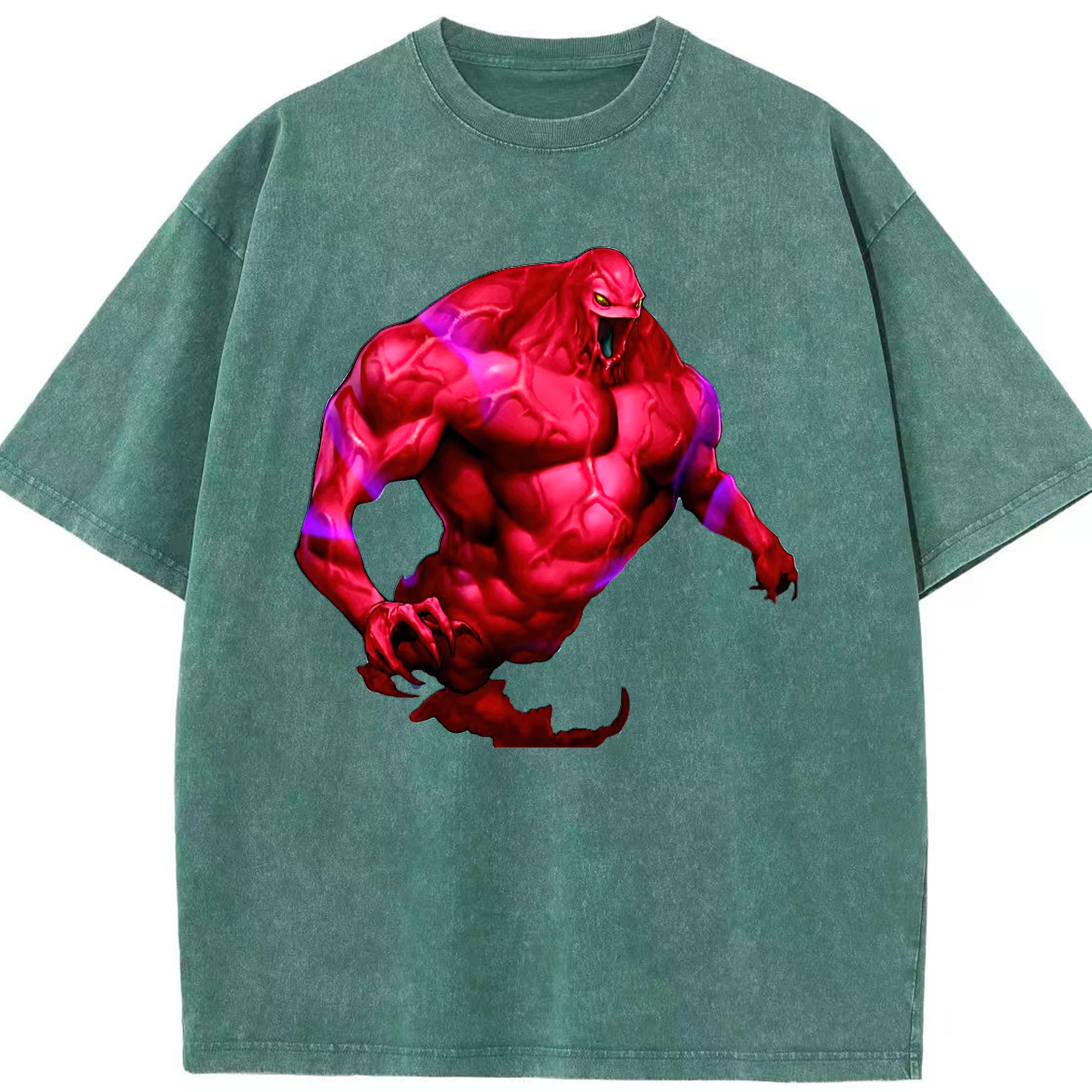 （画像用） 遊☆戯☆王 Yu-Gi-Oh! 綿100% ヴィンテージ風 半袖Tシャツ（フロントプリント）